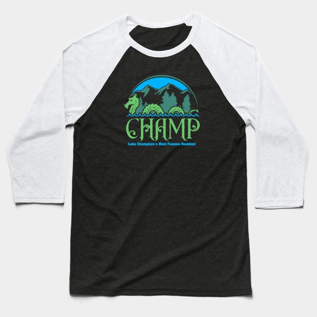 Champ Baseball T-Shirt by dustbrain